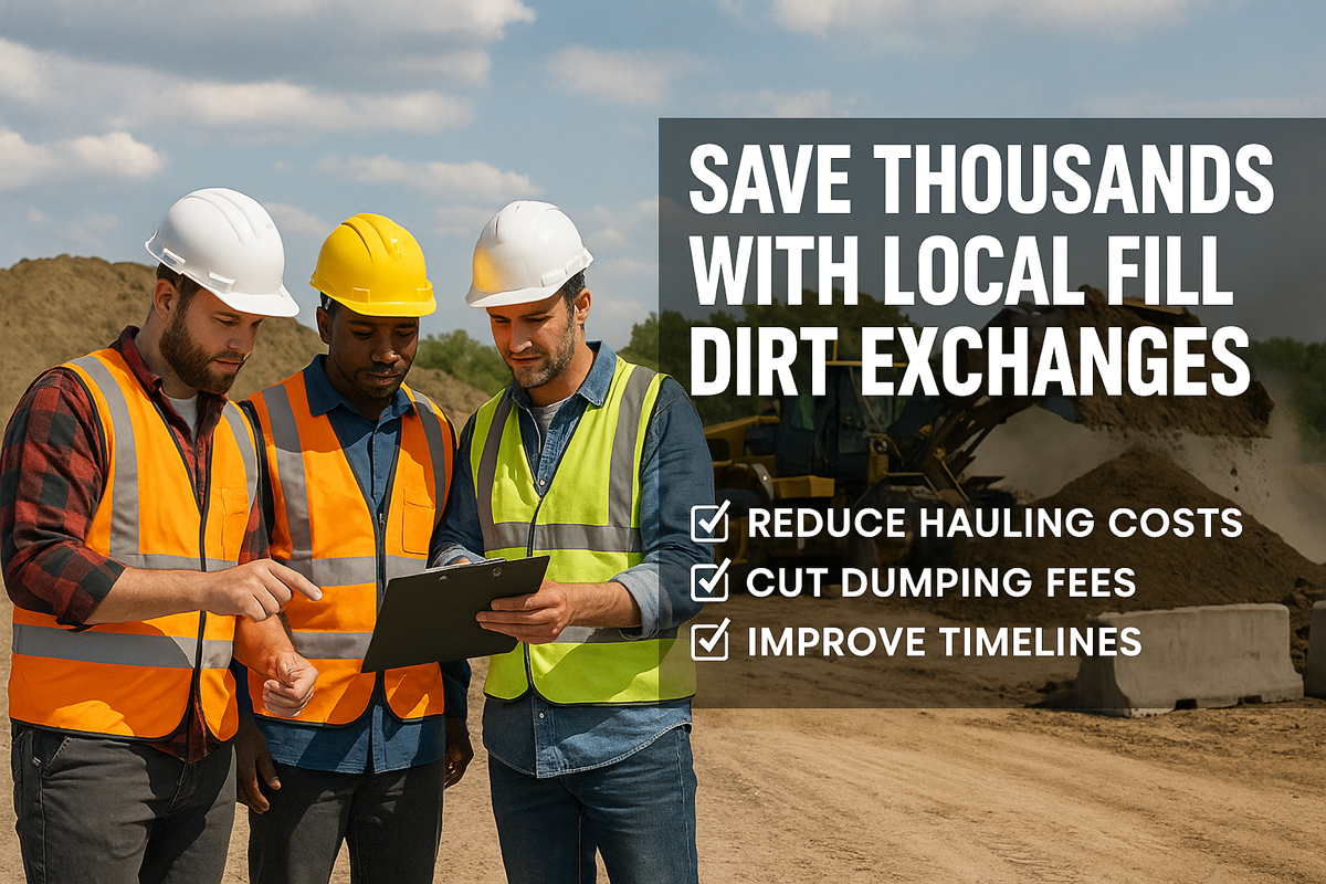 How Contractors Save Thousands with Local Fill Dirt Exchanges